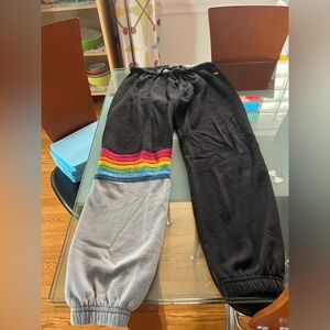 Aviator Nation five stripe women’s small sweatpants